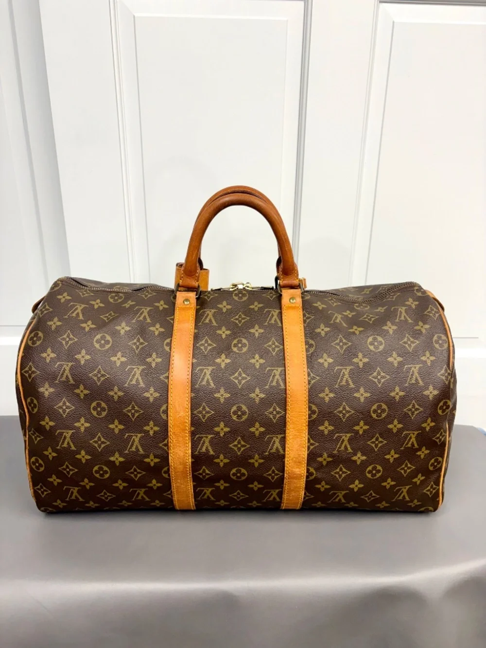 Louis Vuitton Keepall 50 Monogram Canvas Vintage Duffel Bag